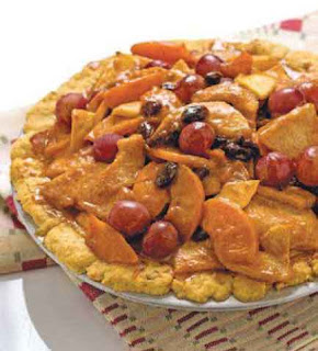 Caramelized Fruit and Nut Pie