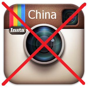 图： Instagram在中国被封杀