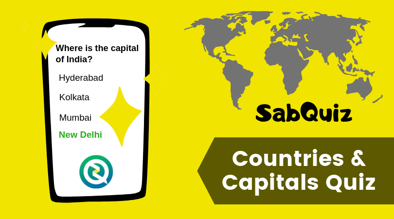 Countries and Capital Quiz, Countries by Capital