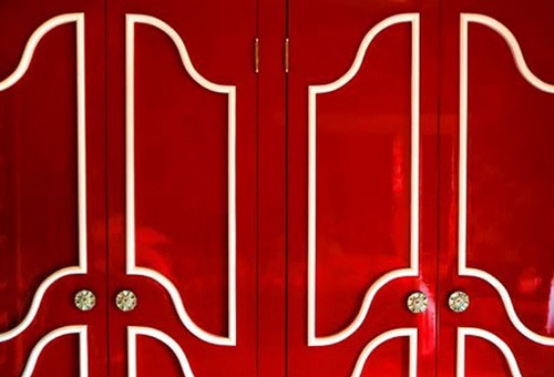 doors honey interiors via c k