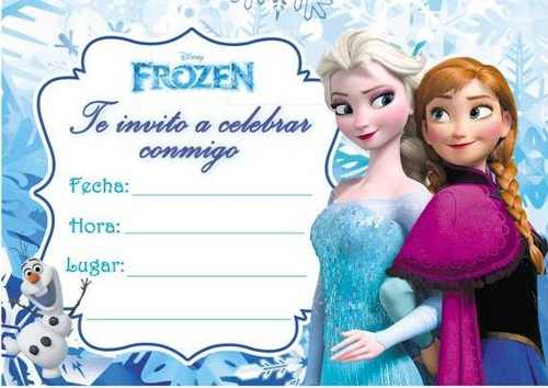 Imagenes De Invitaciones De Frozen - Invitaciones de Frozen Gratis. - Ideas y material gratis ...