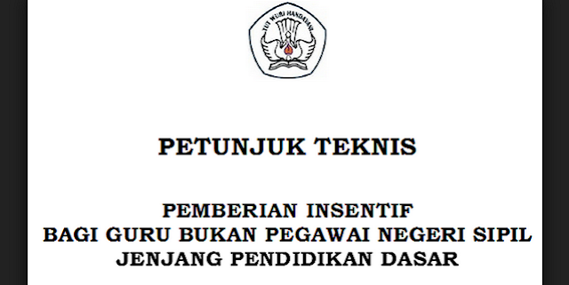 Berikut Juknis Tunjangan Non PNS 2017