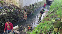 Peltu Mulyanto, Pimpin Satgas Sub 06 Sektor 22 Pada Pembersihan Sungai Cipeya Cigondewah