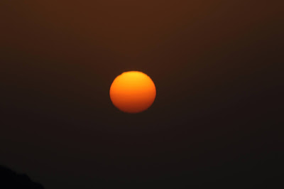 The setting sun Abu