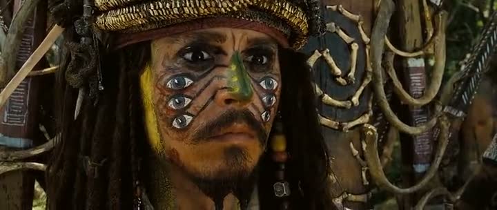 Screen Shot Of Hollywood Movie Pirates of the Caribbean 2 (2006) In Hindi English Full Movie Free Download And Watch Online at worldfree4u.com