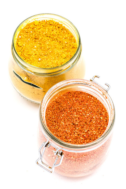 Chili powder close up