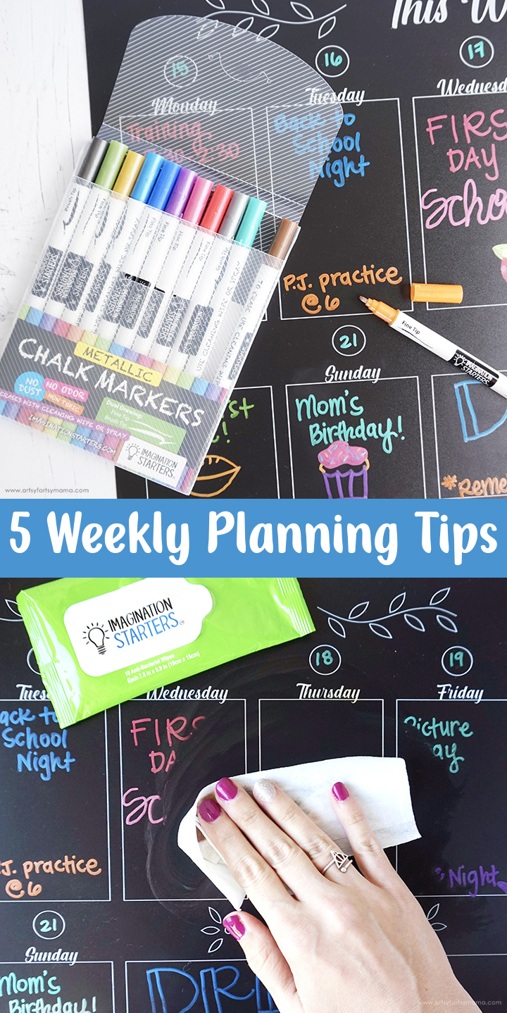 5 Weekly Planning Tips