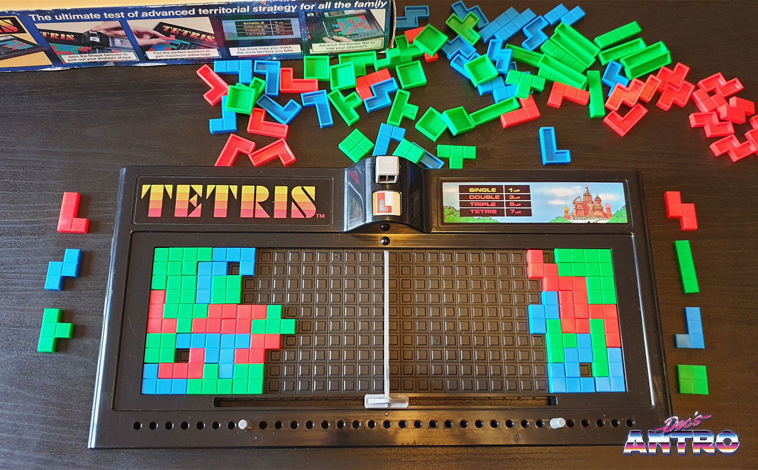 Tetris gioco da tavolo Tomy Giochi Preziosi 1991 Antro