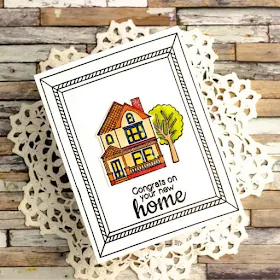 Sunny Studio Stamps: Happy Home Customer Card by Handmade By Pri