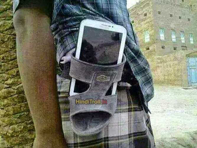 Mobile in Sleeper as Mobile Holder l Desi Indian Funny 
