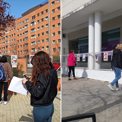 Exposición itinerante en Vicálvaro para reivindicar el feminismo