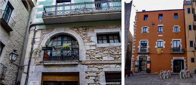 El Call, bairro judeu medieval de Girona, Catalunha