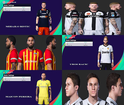 PES 2021 Faces & TattooPack by SR