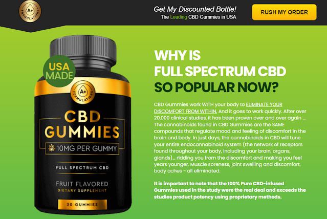 A+ Formulations CBD Gummies