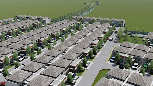 jasa gambar site plan perumahan