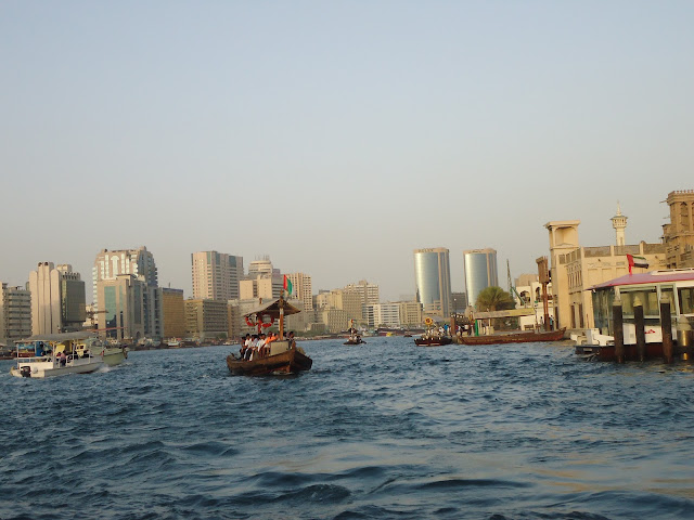 1 Dirham Abra Ride at Dubai Creek