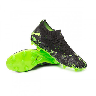 PUMA FUTURE 19.2 NETFIT FG/AG Puma black-Charcoal gray-Green gecko