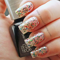 Sally Hansen Gel Polish Funfetti Swatch