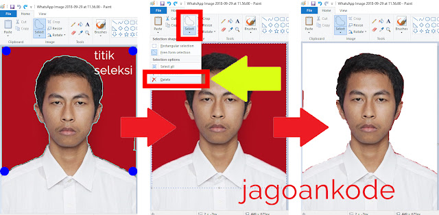 Cara merubah mengganti serta menghapus background photo dengan aplikasi micosoft paint win  Tutorial Merubah Warna Background Foto Di Ms Paint