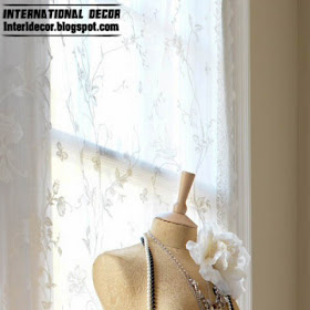 curtain lace material, vintage bedroom style