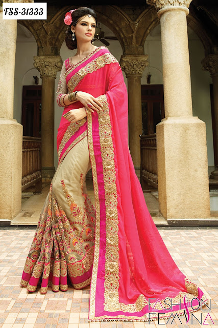 Most Beautiful and latest Women Wedding Designer Sarees Online Shopping