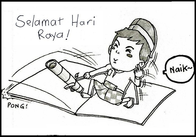 *: Koleksi Kad Hari Raya Kartun