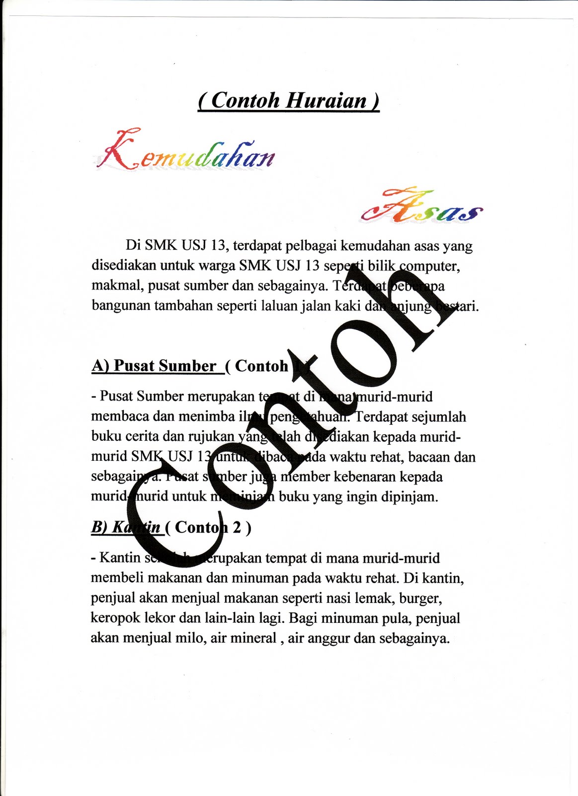 Contoh Folio Sejarah  contoh rujukan folio sejarah contoh 