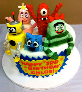 Yo Gabba Gabba Birthday Cake Designs