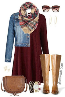 10 outfits invierno para gorditas