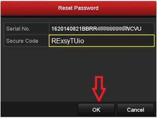 How to reset hikvision DVR password with master password