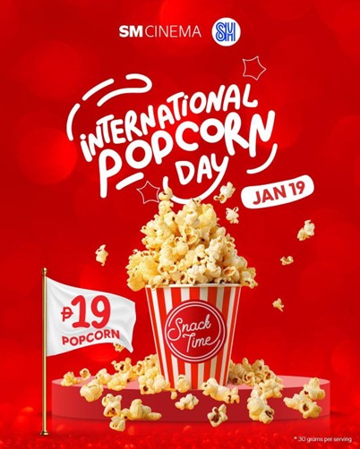 International Popcorn Day at SM Cinema