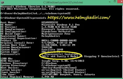 Menggunakan bantuan Command/