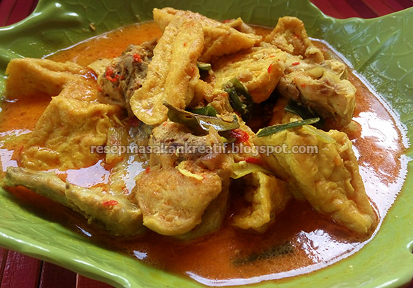  Resep  Sayur Tahu Santan  Kuah Kuning Gurih Aneka Resep  