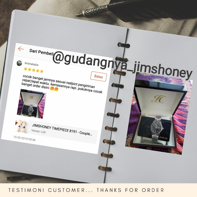 Testimoni Jam Tangan Jimshoney Timepiece 8191 Couple