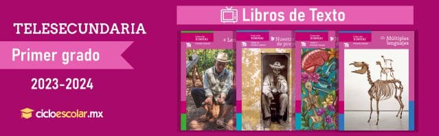 libros de texto primer grado Telesecundaria