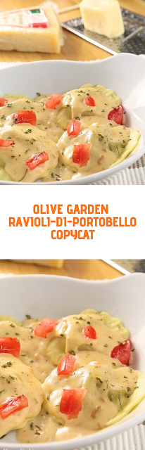 Olive Garden Ravioli di Portobello Copycat