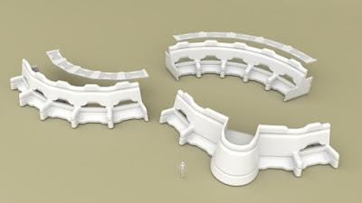 Modular Wall Sections - Curved