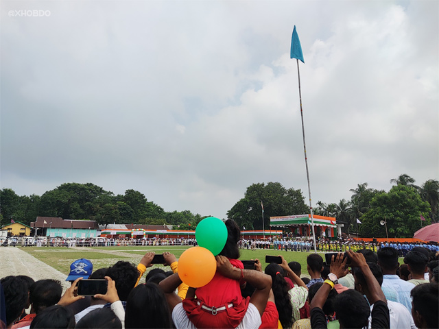 Celebrating 77th Independence Day at Gandhi Maiden, Abhayapuri