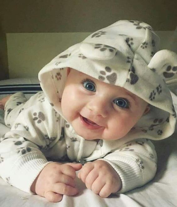 Cute Baby Picture With A Smile