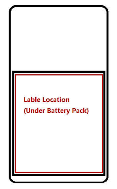 Nokia TA-1184 Label Location