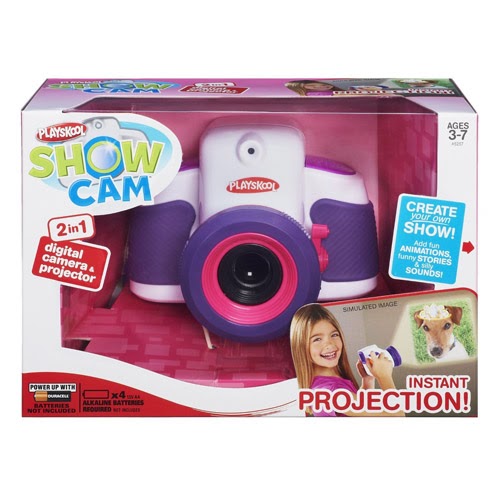 Playskool Showcam 2-in-1 Digital Camera and Projector (White)