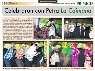 Celebración con Petra la Caimana