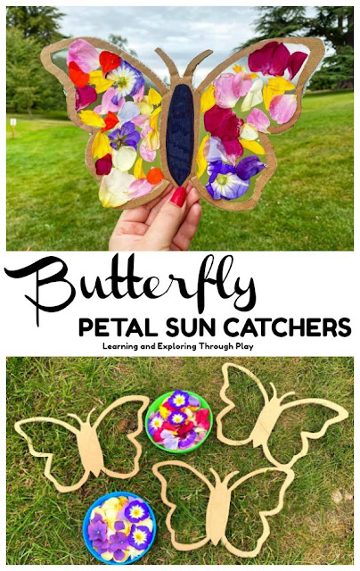 Petal Butterfly Sun Catcher Craft