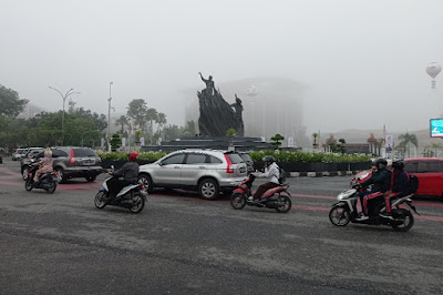 Ini Penyebab Jarak Pandang di Kota Pekanbaru Terbatas