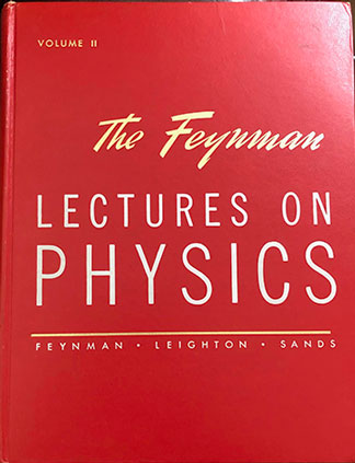 Feynman's classic red book series (Source: R. Feynman, "Lectures on Physics)