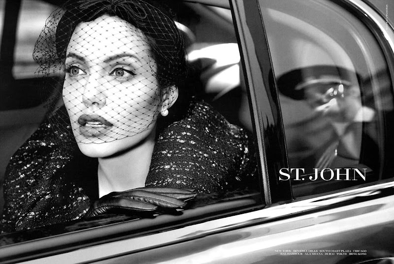Hollywood Hot and  Angelina Jolie In STJOHN AD Wallpapers  stills