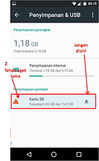 Cara memindahkan aplikasi ke microSD