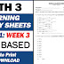 LEARNING ACTIVITY SHEETS in MATH 3 (Quarter 1: Week 3) Free Download