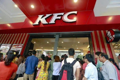 KFC Buka Cawangan Pertama Di Myanmar Dan Sambutan Amat Menggalakkan