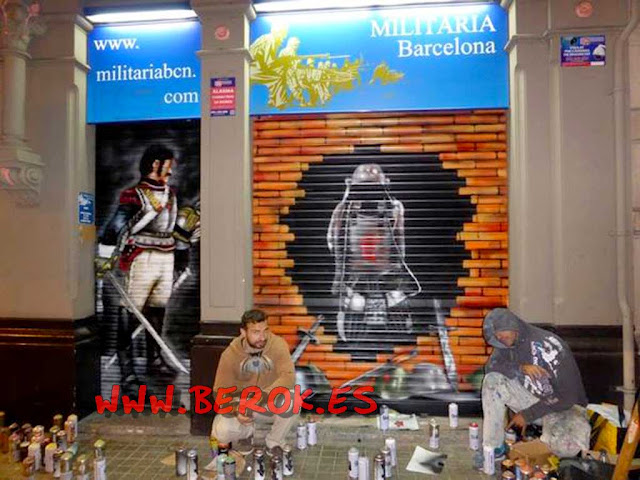 Graffiti Militaria Barcelona